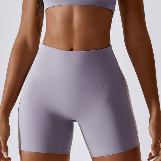 Candy Color Quick-drying Nude Yoga Shorts
